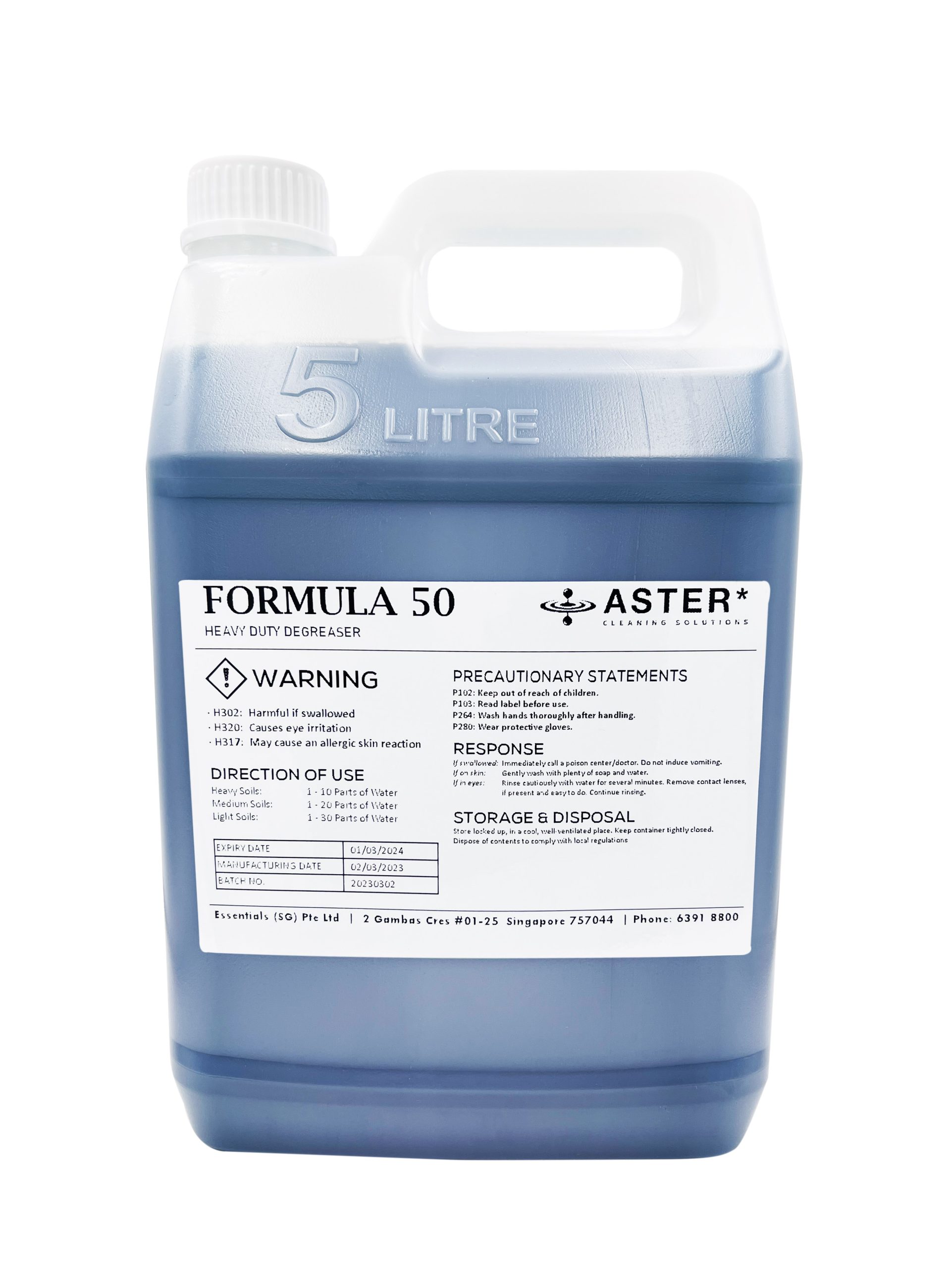 Aster - Formula 50  (5 Liters / 25 Liters)